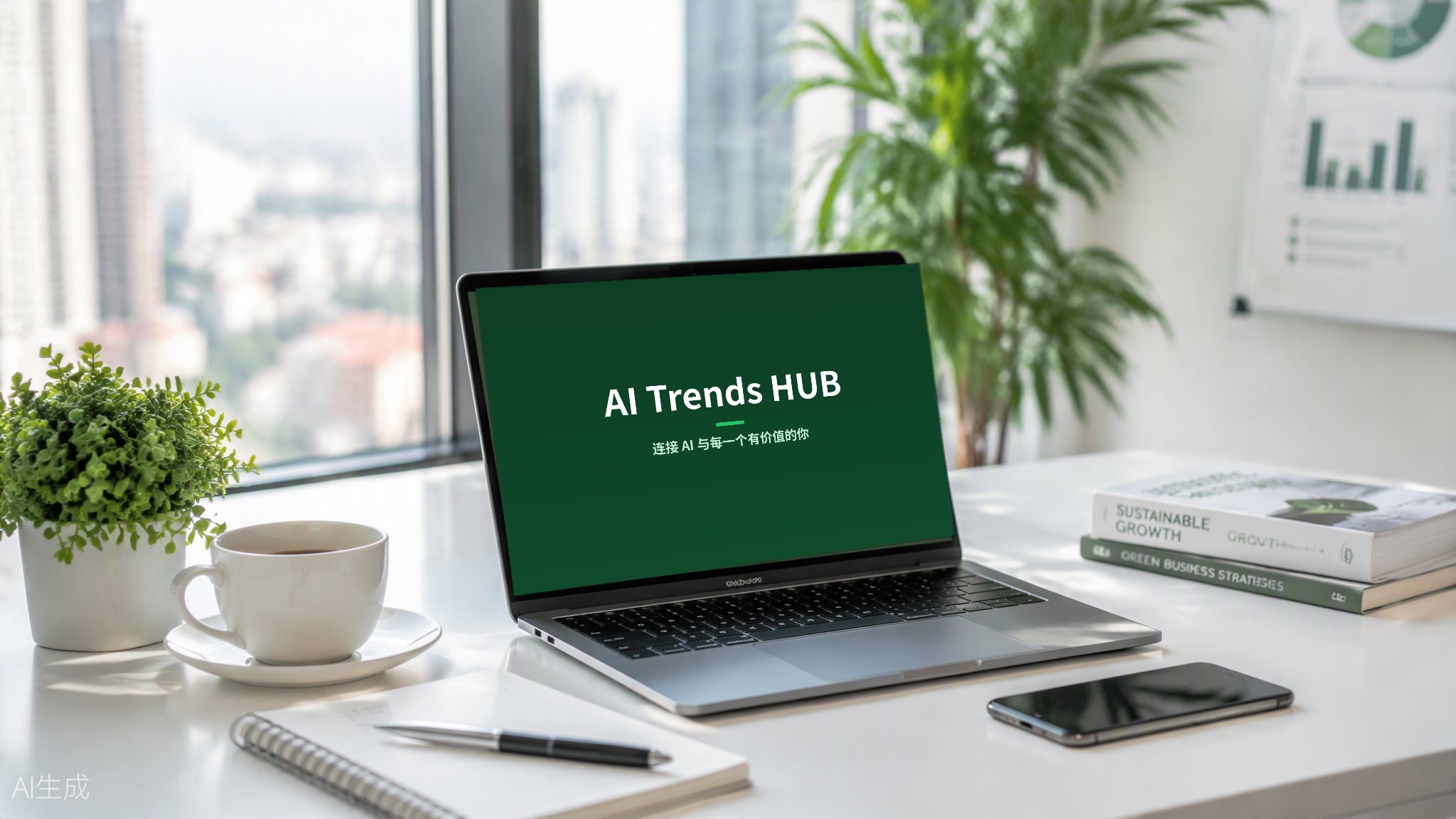 AI Trends HUB 办公场景